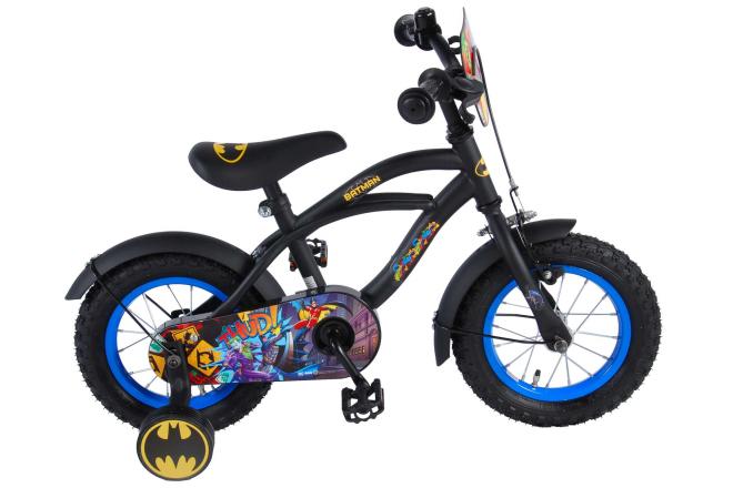 Barnas sykkel 12 Batman - Black Yellow