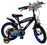 Batman Children's Bike Boys 14 palcové černé dvě ruční brzdy