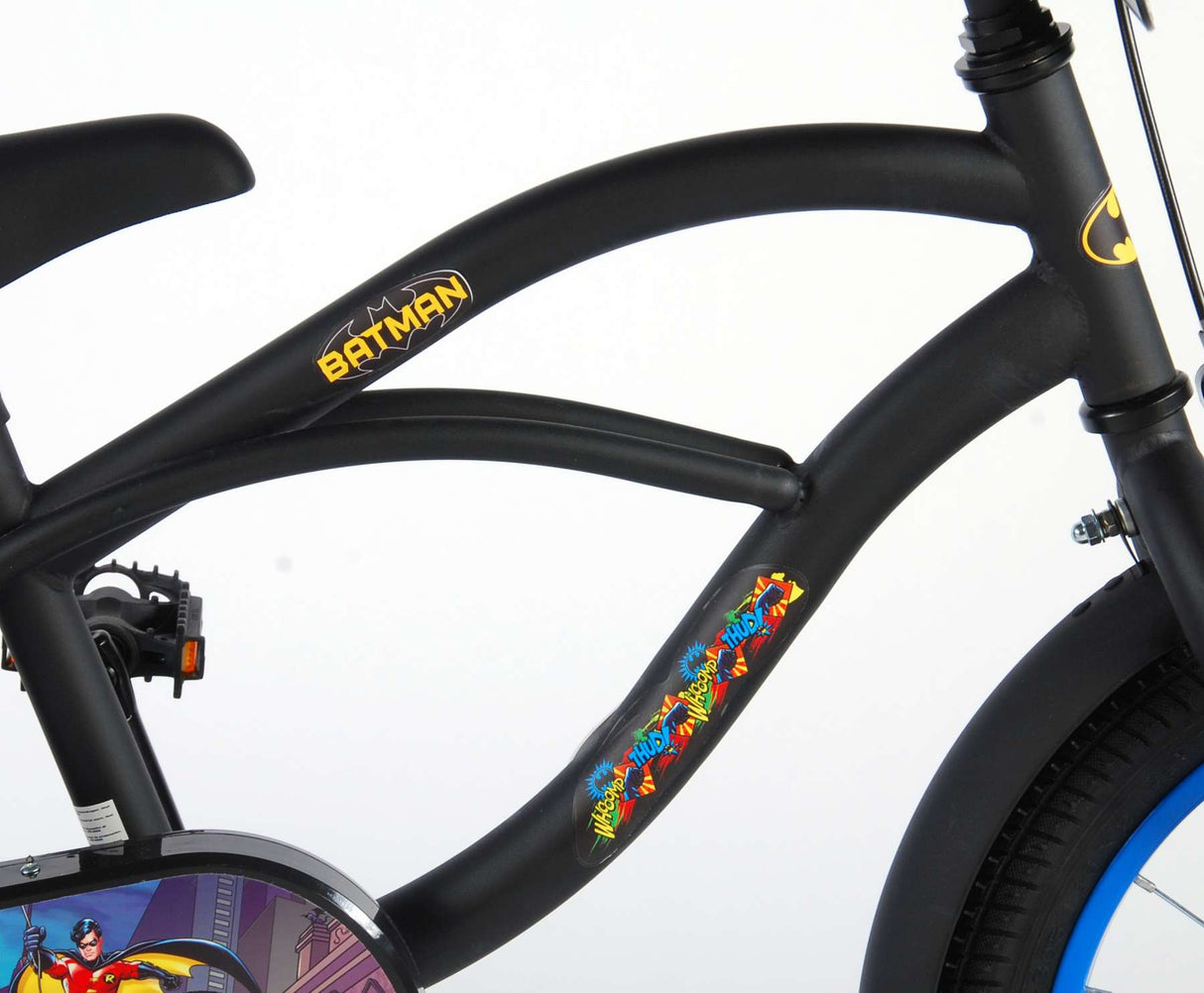 Børns cykel 16 tommer Batman - Sort