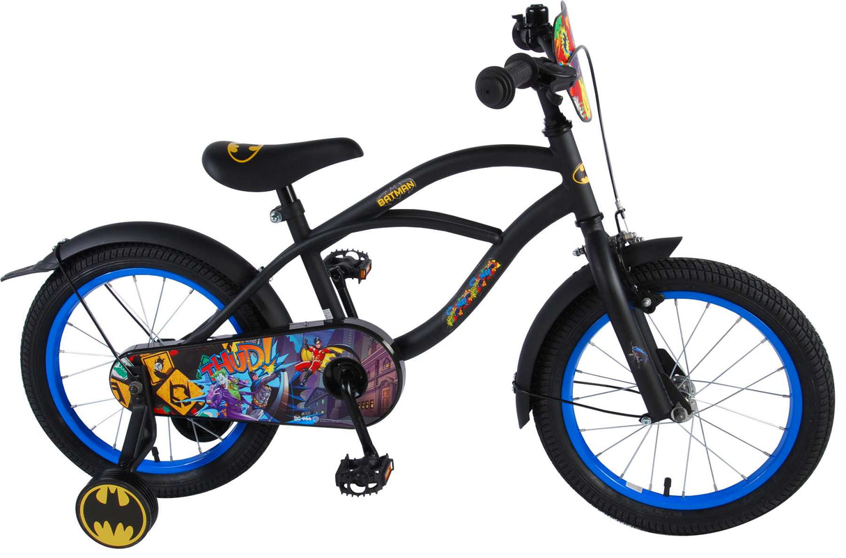 Kinderrad 16 Zoll Batman - Schwarz