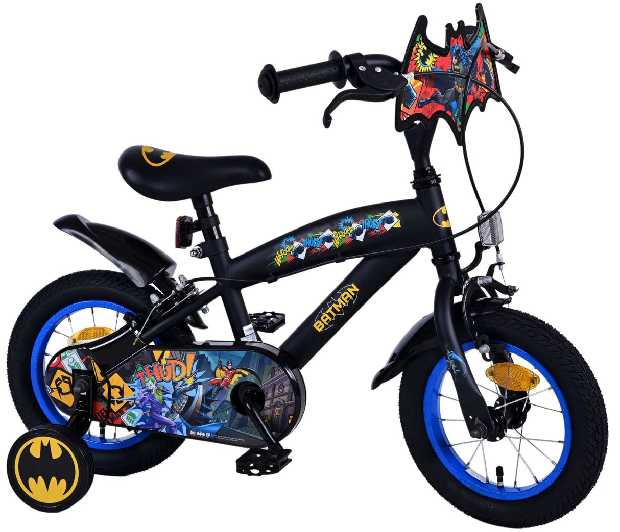 Batman Kinderbike Jungen 12 Zoll schwarz zwei Handbremsen