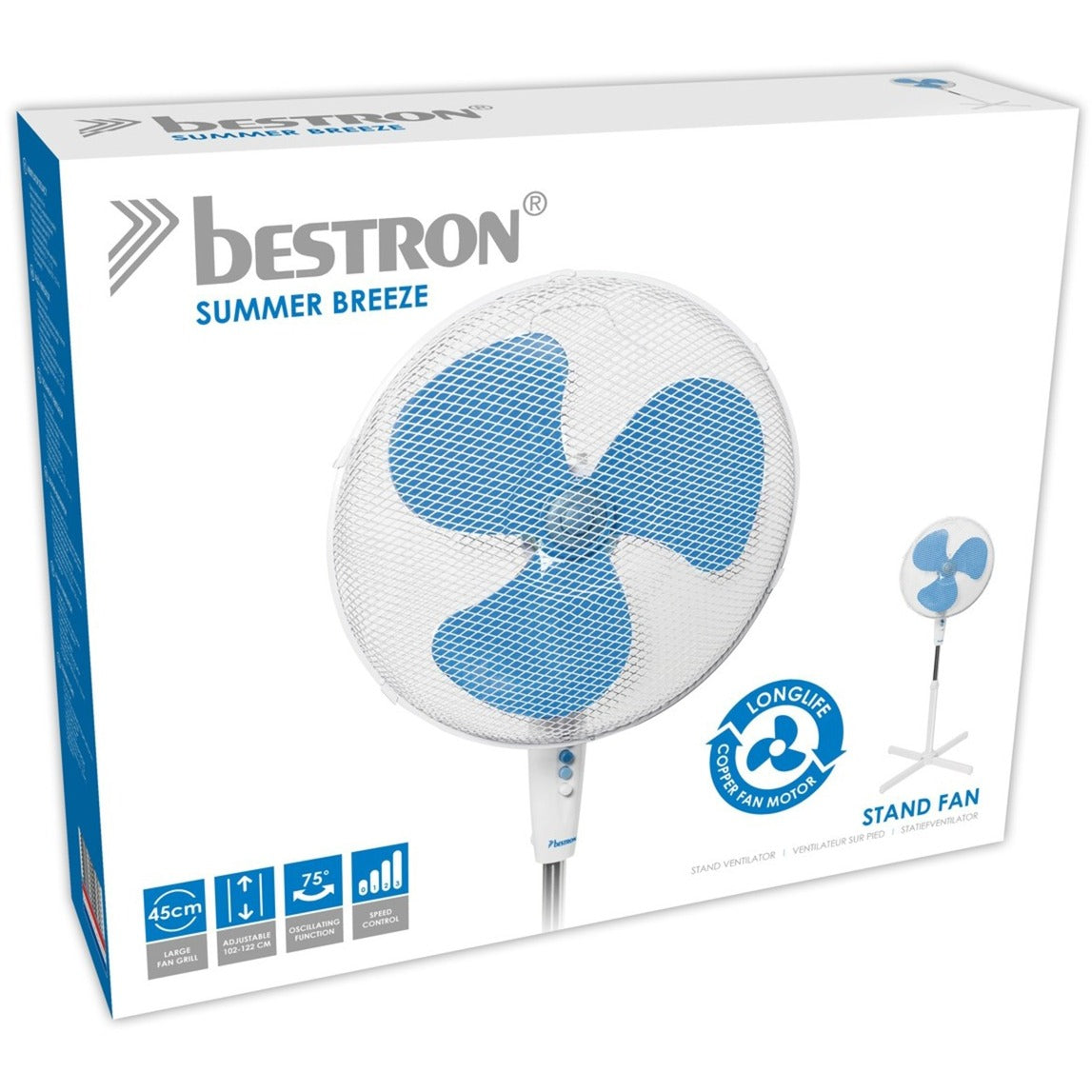 Bestron ASV45W Statagefventilator