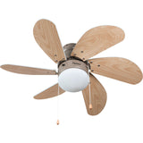 Bestron DC30T ceiling fan with lighting