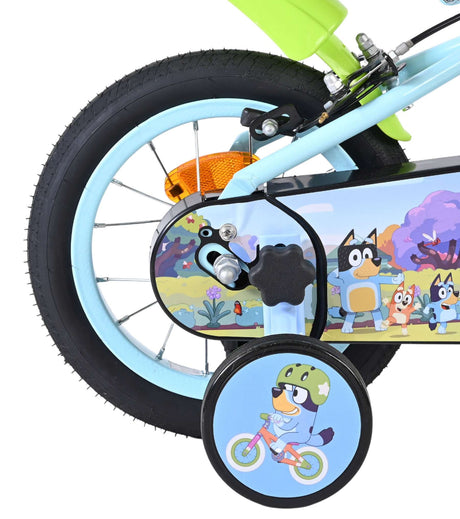 Volare bluey kinderfiets - uni - 12 inch - lichtblauw - twee handremmen