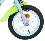 Volare bluey kinderfiets - uni - 12 inch - lichtblauw - twee handremmen