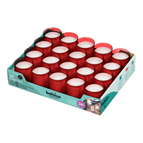 Bolsius relight navulling rood (20 stuks)