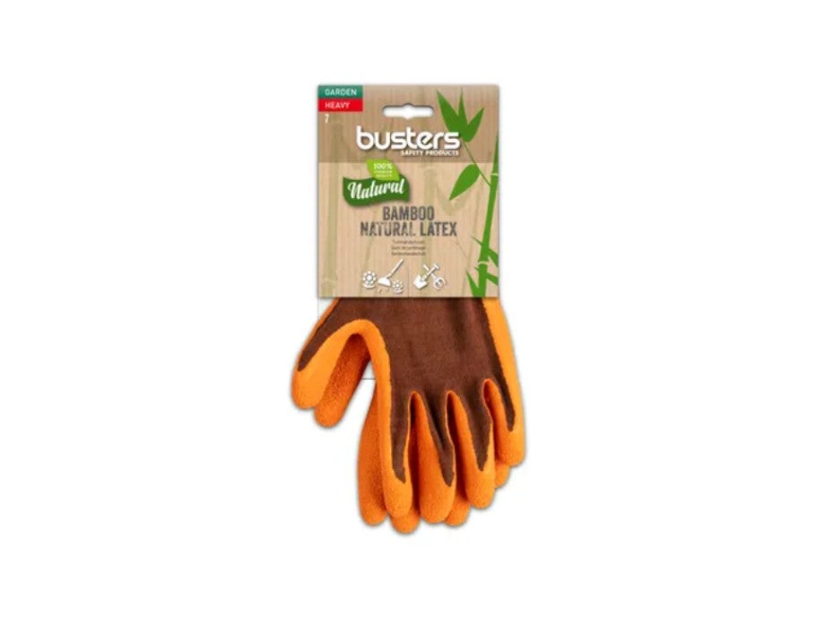 Busters Tuinhandschoen Heavy Bamboe Natuurlijk Latex Maat 10