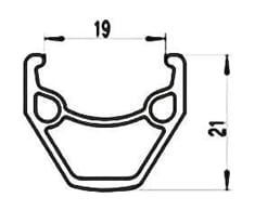 Cortina Velg J19sz podwójna