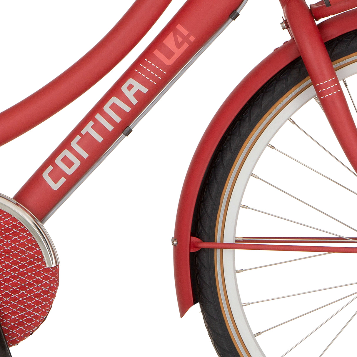 Cortina Fender para 26 U4 verdadero Red Matt