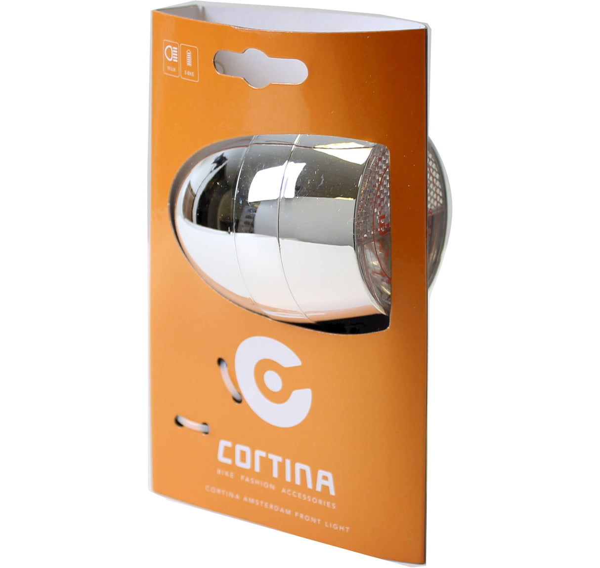 Cortina Koplamp Amsterdam e-kolesa Chrome