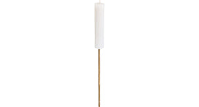 Kaars tuinfakkel offwhite d4,5 h21,5 60cm
