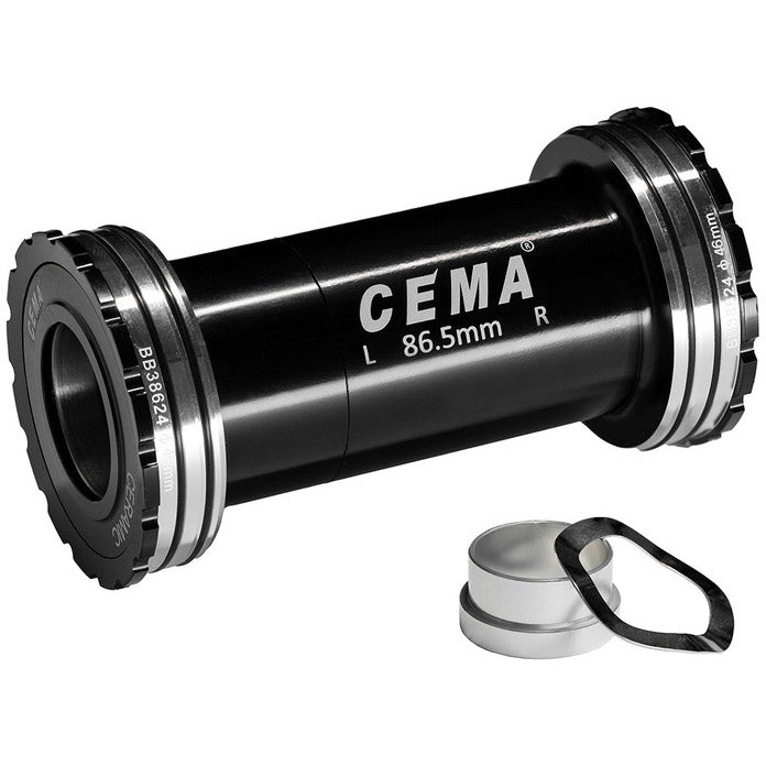 CEMA -konsolas BB386 SRAM GXP SG3 belagd keramisk svart