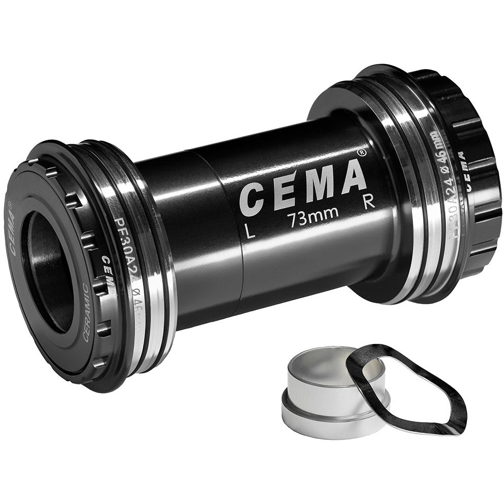 CEMA -konsolas PF30A SRAM GXP SG3 belagd keramisk svart