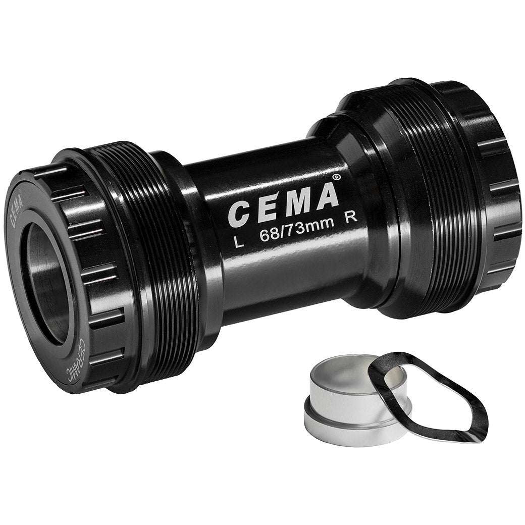 Cema Bracketas T47 SRAM GXP SG3 Beschichteter Keramikschwarz