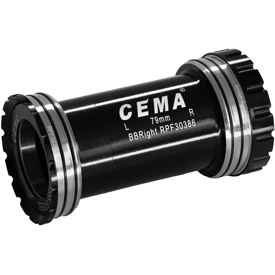 CEMA BRACKETAS BBRIGHT46 SRAM DUB SG3 Coated Ceramic Black