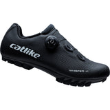 BUZAGLO MTB ZAPATROS Whisper X1 MTB Tamaño de nylon 43 Negro