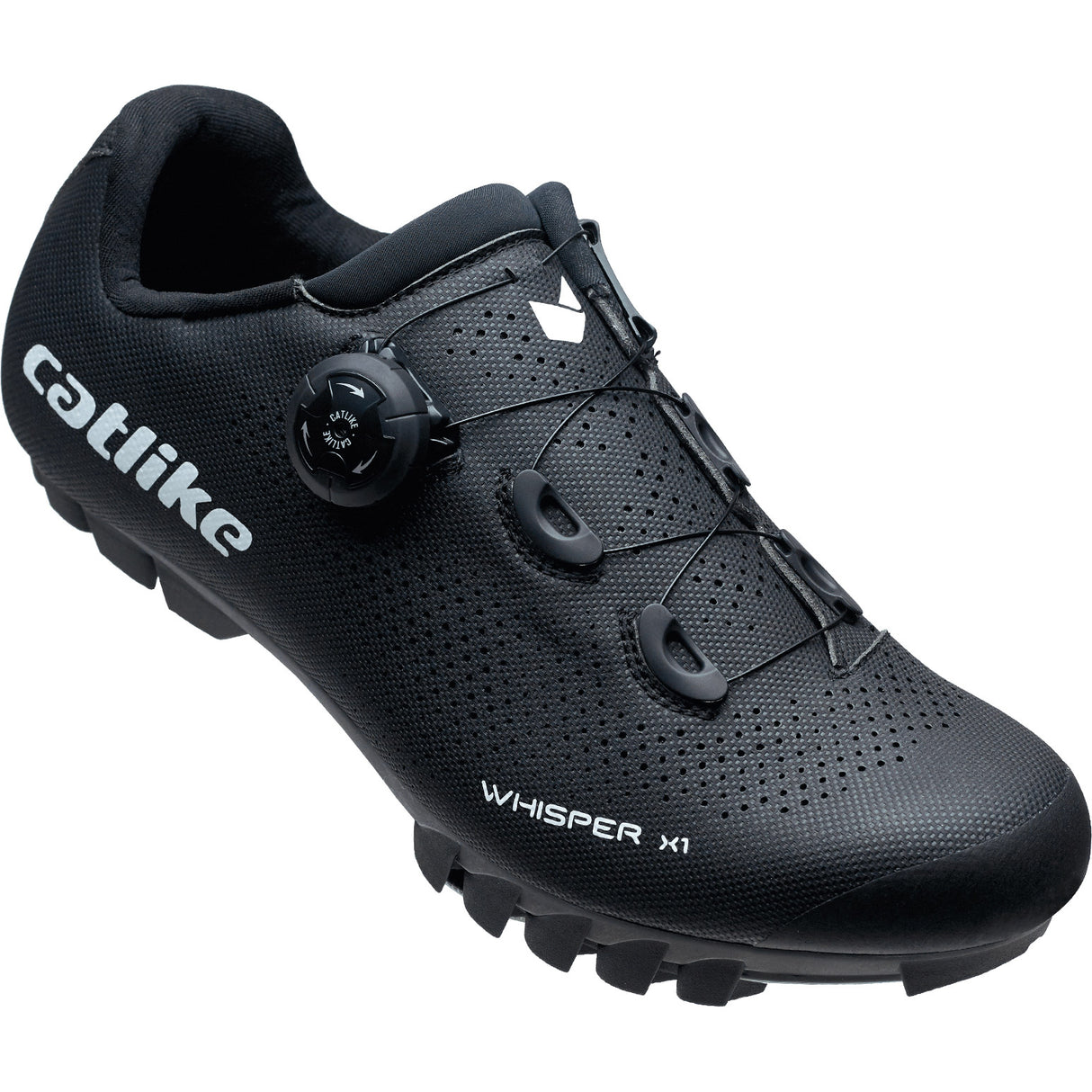 BUZAGLO MTB Zapatos Whisper X1 MTB Tamaño de nylon 47 Negro