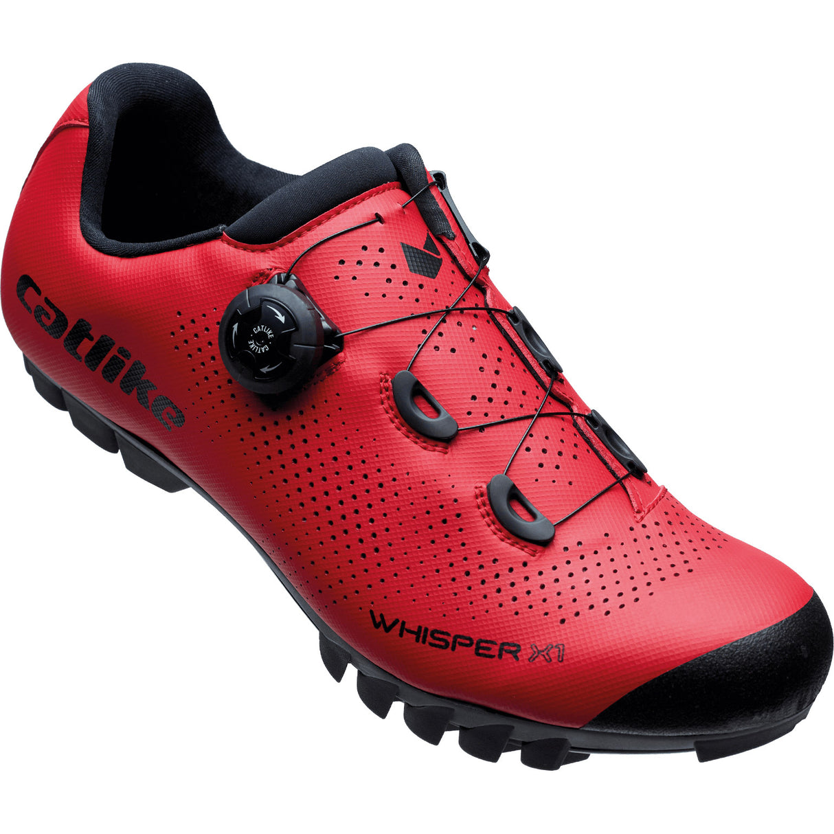 Buzaglo mtb schoenen whisper x1 mtb nylon maat 43 rood