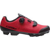 Zapatos buzaglo mtb kompact'o x1 tamaño de nylon 42 rojo