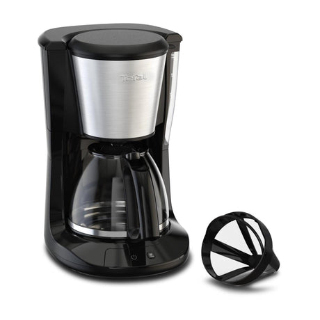 Tefal subito rvs filterkoffiezetapparaat 1,25l 15-kops 1000w