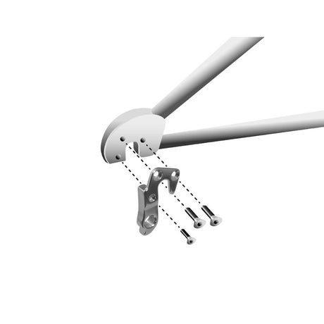 Union derailleurpad GH-051 met schroefset M4x0.7 + M3x0.5