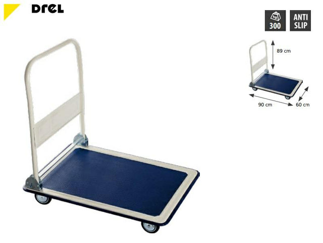 Condor opslagtrolley 4-kołowy 300kg platform 90x60cm