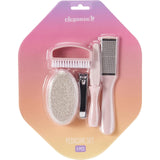 Eleganza pedicureset 5-delig 3 assorti