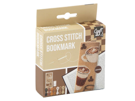 Craft id kruissteek boekenlegger 14cm 4 assorti