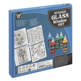 Craft id stained glass window art, 2ass