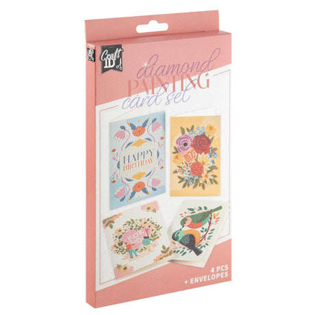 Craft id diamond painting kaarten set 18,1x13cm