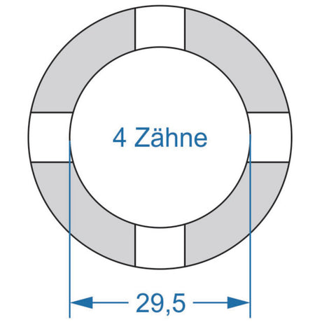Cycplus cyclus gereedschap power.tool 2-zijdig t4 29.5 t4 19.0