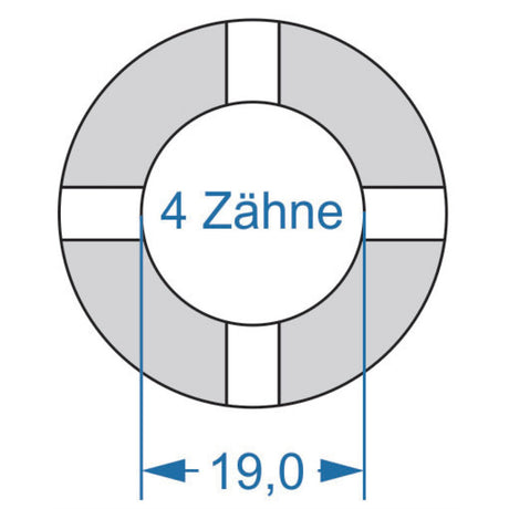 Cycplus cyclus gereedschap power.tool 2-zijdig t4 29.5 t4 19.0