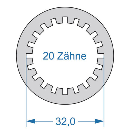 Cycplus cyclus gereedschap power.tool 2-zijdig t6 37.0 t20 32.0
