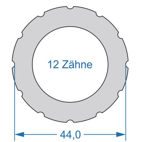 Cycplus cyclus gereedschap power.tool 1-zijdig t12 44.0
