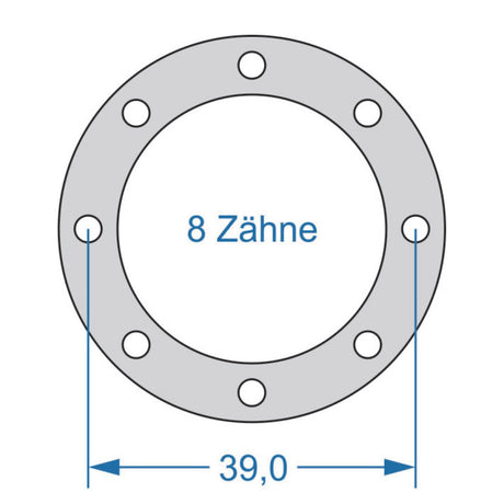 Cycplus cyclus gereedschap power.tool 1-zijdig t8 39.0