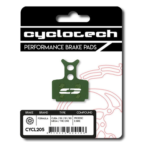 Cyclo tech schijfremblok prodisc e-bike formula cura