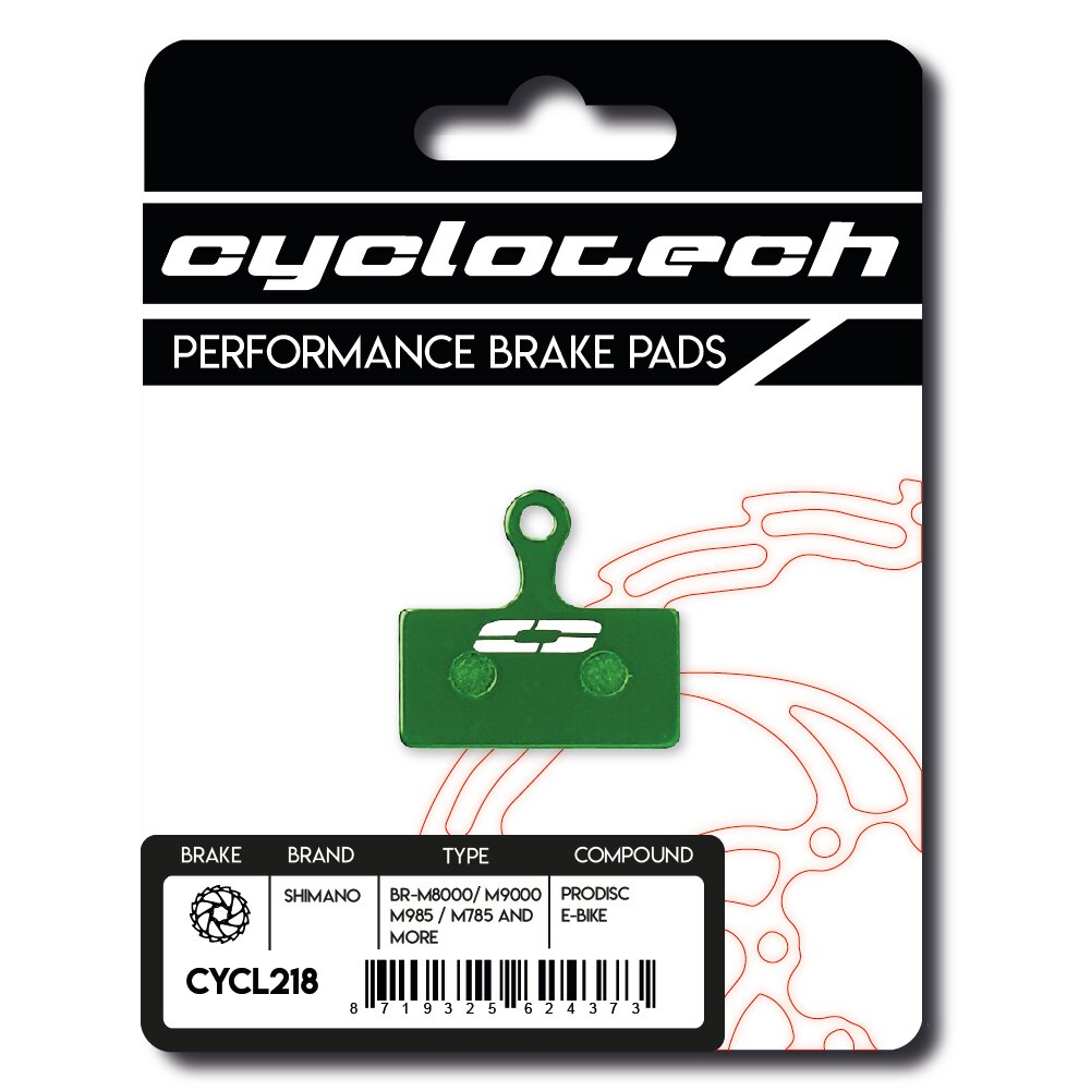 Cyclo tech schijfremblok prodisc e-bike shimano xt