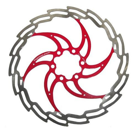Cyclo tech remschijf prodisc ninja 180 mm, rood