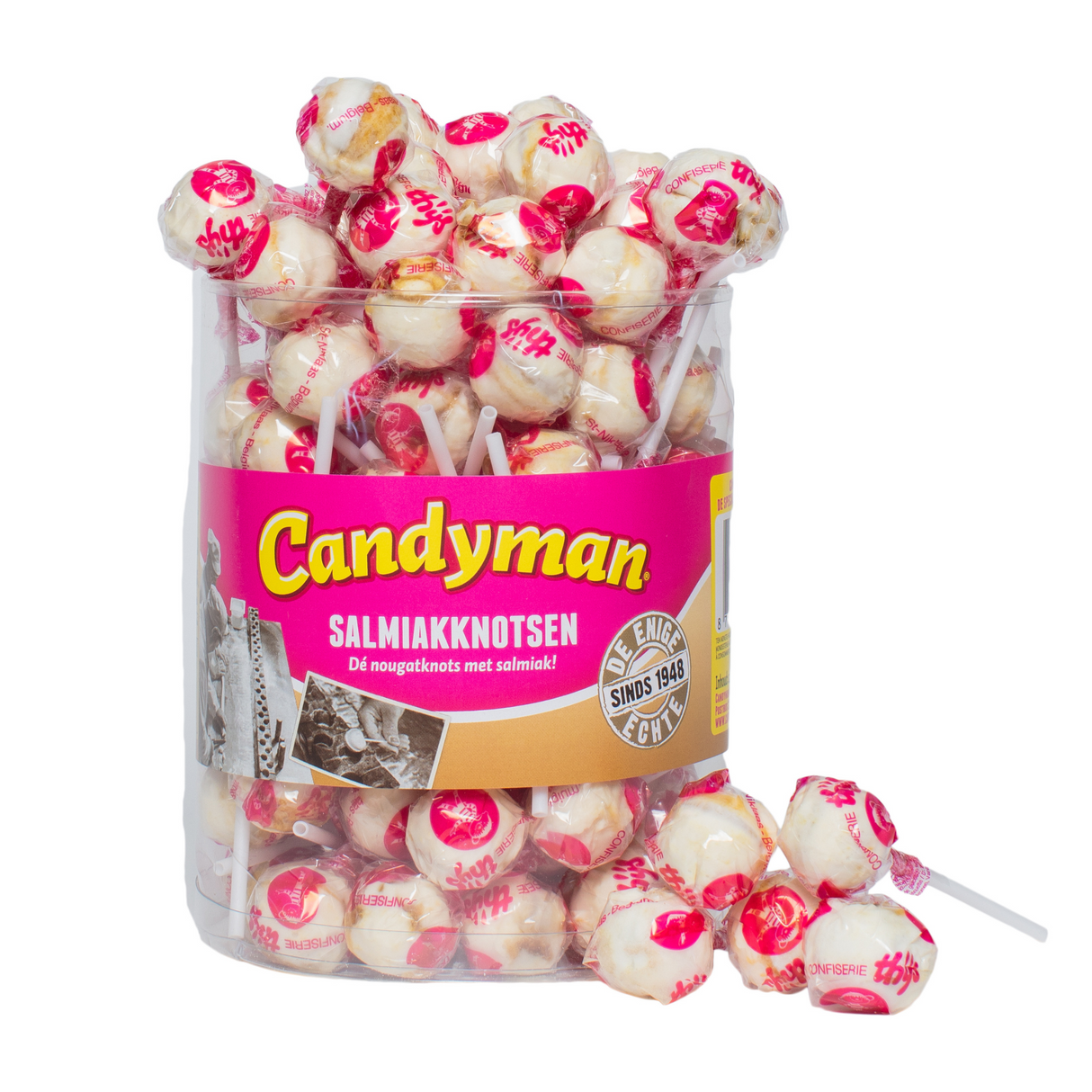 Candyman salmiakknotsen (60 stuks)
