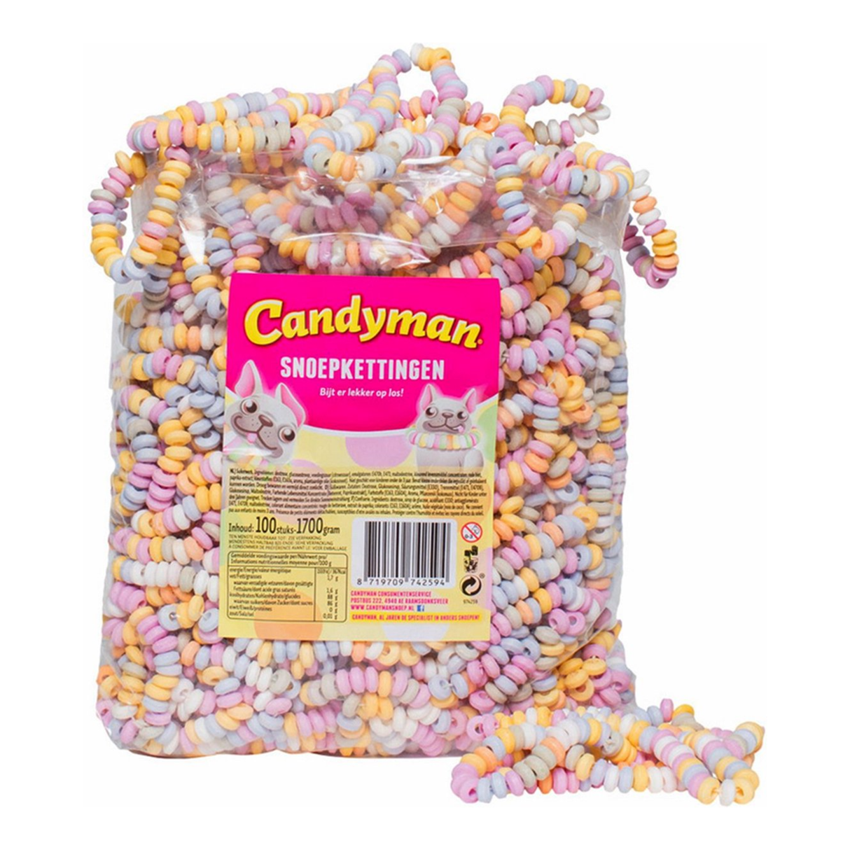 Candyman snoepkettingen (100 stuks)