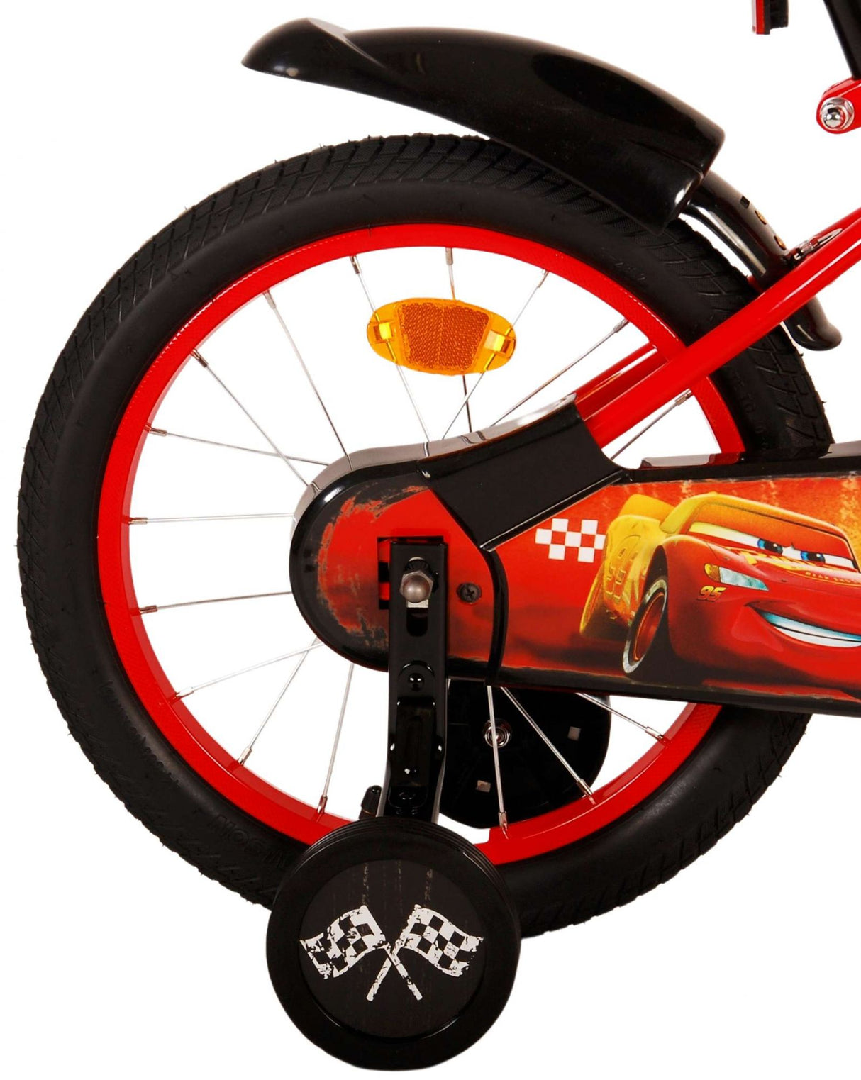 Vélo pour enfants Disney Cars - Boys - 16 pouces - rouge