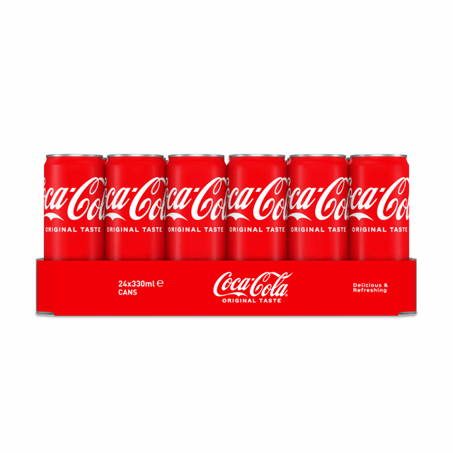 Coca-cola regular blik (24x 33cl)
