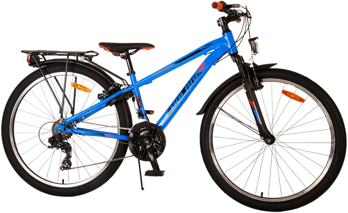 Vlatare Cross Children's Bike Boys Boys da 26 pollici blu 18 marce due freni a mano