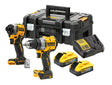 Dewalt combo set 18v dck2051h2t (dcd800, dcf850) 2x5,0ah powertack tstak