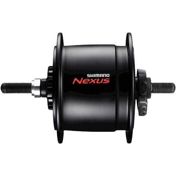 Shimano dynamonaaf 6v 2,4w dh-c6000 rb zwart