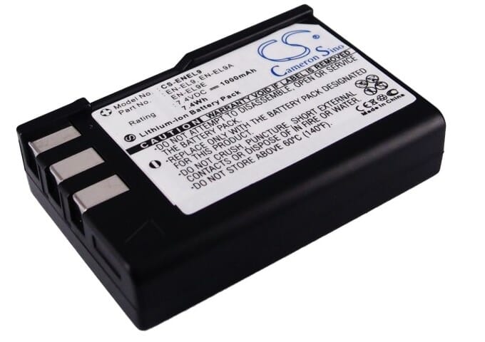 Batería de cámara digital Blu-Basic 7.4V 1000mAh Li-ion para Nikon