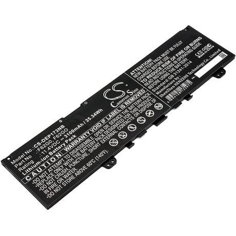 Replacement laptop accu 3200mah