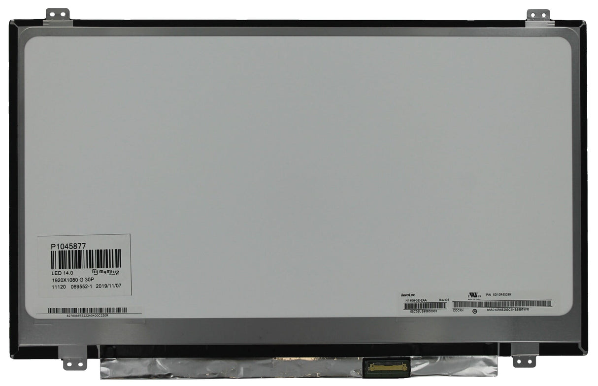 OEM 14,0 tum LCD -skärm 1920x1080 MAT 30PIN EDP