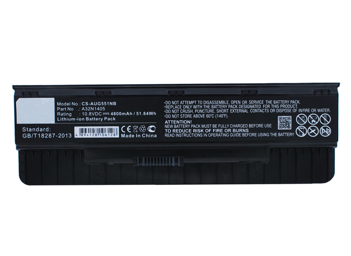 Udskiftning af bærbar batteri 10,8v 52Wh 4800mAh