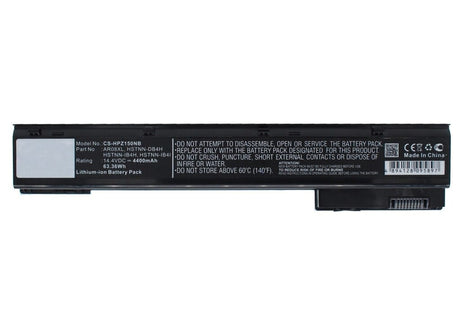 Replacement laptop accu 4400mah